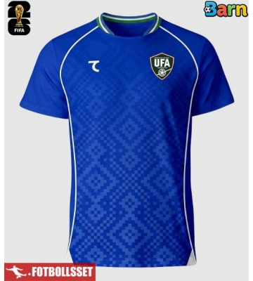 Uzbekistan Hemmatröja Barn VM 2026 Kortärmad (+ Korta byxor)